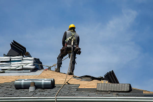 Professional Roofing technician working in Hanover, NH